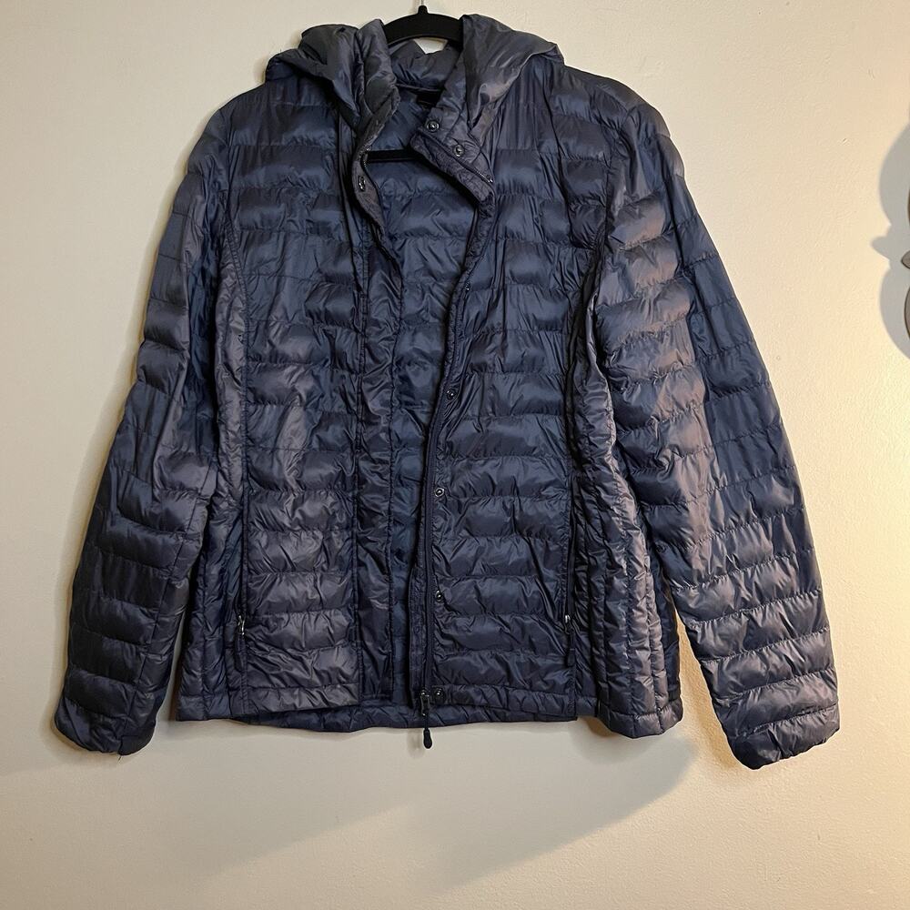 WOMEN’s lightweight puffer jacket size L Gray Full zip